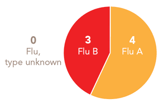 Follow this link to view a table of all positive flu reports