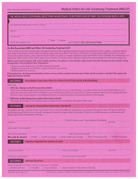 May 22, 2013. FAC 64J-2.018 - Governing Florida DNRO Forms .. No, the form is simply signed  by the patient, healthcare surrogate or healthcare proxy and the patient's  physician.. The form can also be obtained for free by writing to:.