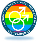 Logo for National Gay Men's HIV/AIDS Awareness Day