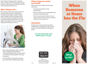 What to do? - When someone at home has the flu (brochure)