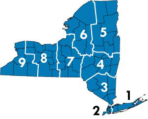 map of DEC regions