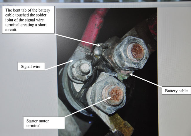 Photo 3. Terminals on a new Ford 550 Super Duty truck ... 1963 gmc motor starter wiring 