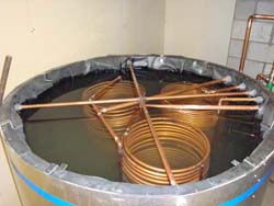 picture showing a heat storage water tank