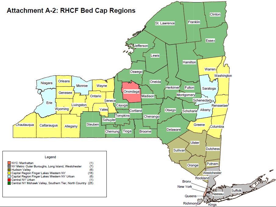 Proposed CAP Regions - Map