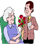 Couple and Flowers