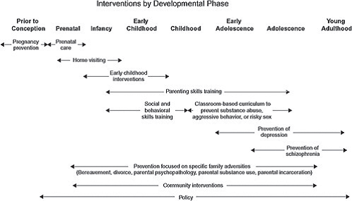 Interventions by Developmental Phase