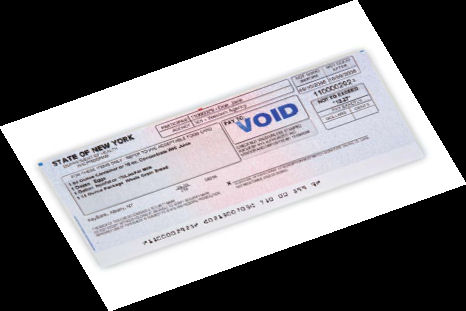 Picture of a WIC check
